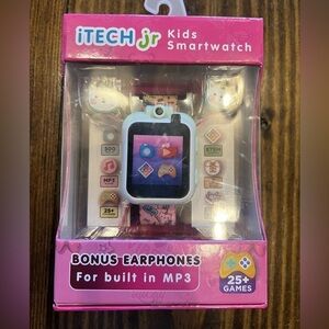 iTECH Jr Unicorn Kids Smartwatch with Earphones; Brand New, Sealed Box